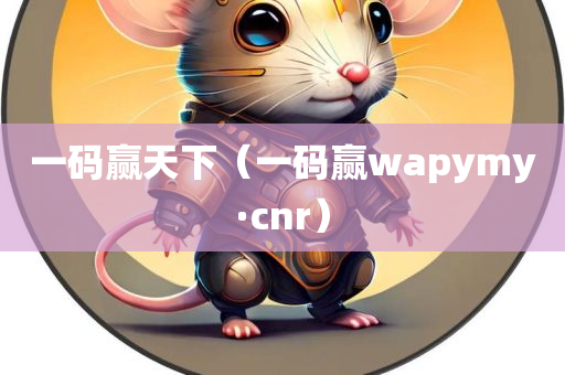 一码赢天下（一码赢wapymy·cnr）