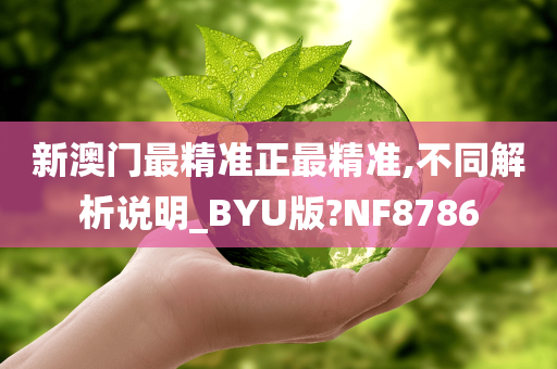 新澳门最精准正最精准,不同解析说明_BYU版?NF8786