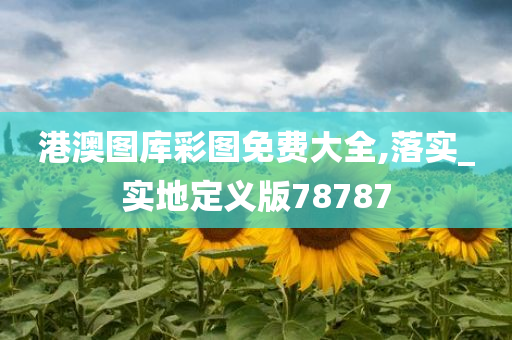 港澳图库彩图免费大全,落实_实地定义版78787