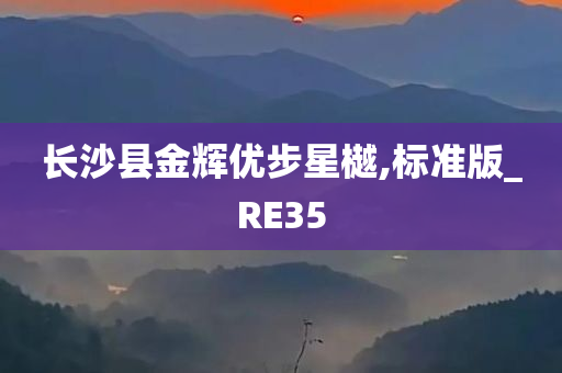 长沙县金辉优步星樾,标准版_RE35