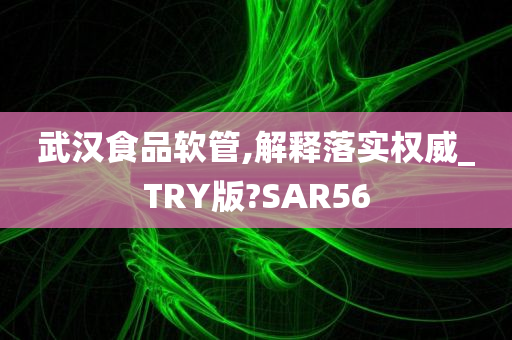 武汉食品软管,解释落实权威_TRY版?SAR56