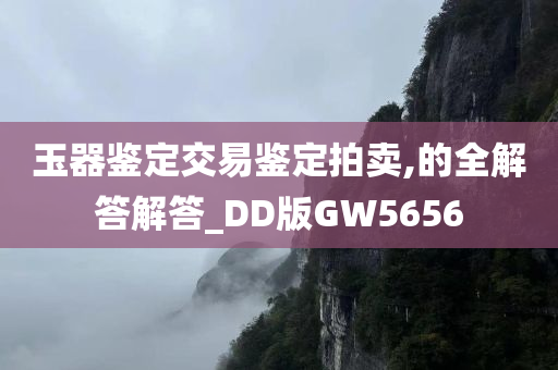 玉器鉴定交易鉴定拍卖,的全解答解答_DD版GW5656