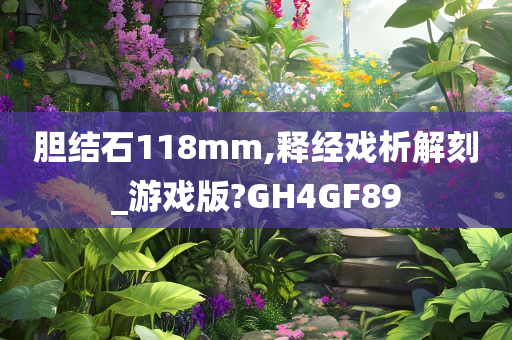 胆结石118mm,释经戏析解刻_游戏版?GH4GF89