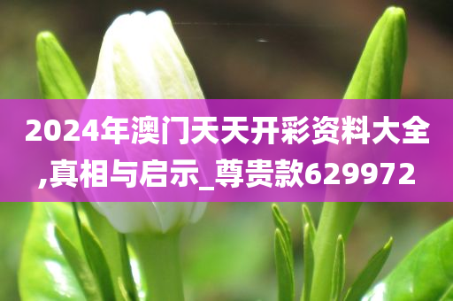 2024年澳门天天开彩资料大全,真相与启示_尊贵款629972