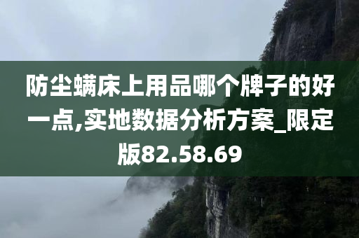 防尘螨床上用品哪个牌子的好一点,实地数据分析方案_限定版82.58.69