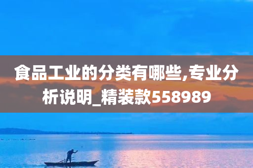 食品工业的分类有哪些,专业分析说明_精装款558989