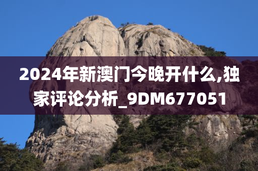 2024年新澳门今晚开什么,独家评论分析_9DM677051