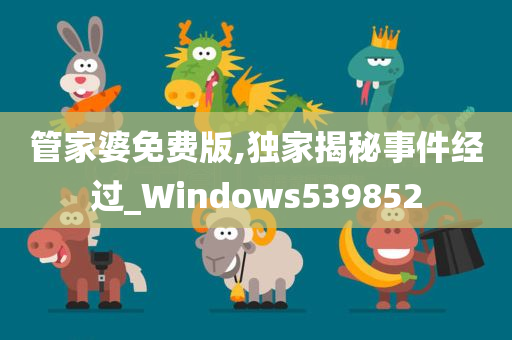 管家婆免费版,独家揭秘事件经过_Windows539852