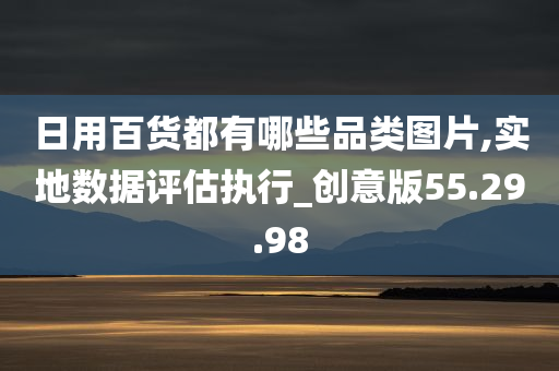 日用百货都有哪些品类图片,实地数据评估执行_创意版55.29.98