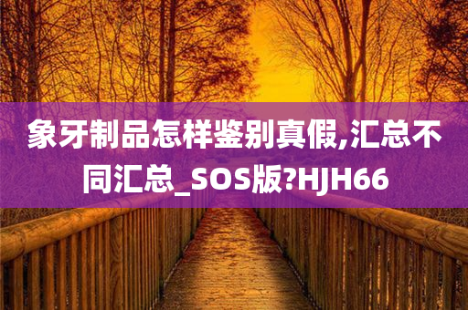 象牙制品怎样鉴别真假,汇总不同汇总_SOS版?HJH66