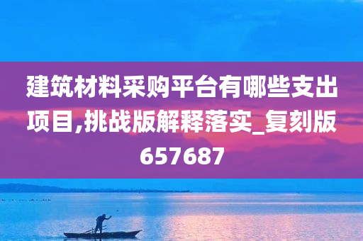 建筑材料采购平台有哪些支出项目,挑战版解释落实_复刻版657687