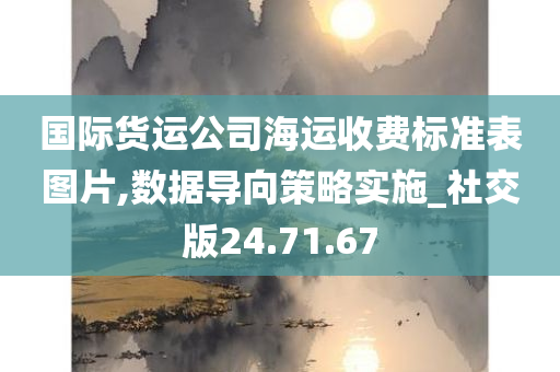 国际货运公司海运收费标准表图片,数据导向策略实施_社交版24.71.67