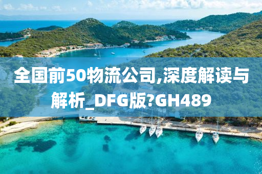 全国前50物流公司,深度解读与解析_DFG版?GH489