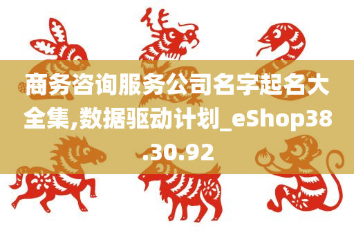 商务咨询服务公司名字起名大全集,数据驱动计划_eShop38.30.92