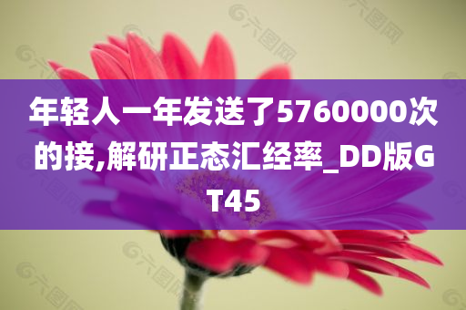 年轻人一年发送了5760000次的接,解研正态汇经率_DD版GT45