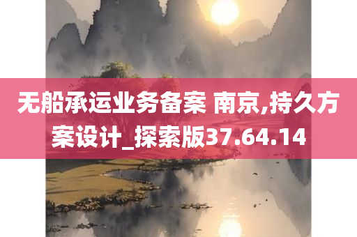 无船承运业务备案 南京,持久方案设计_探索版37.64.14