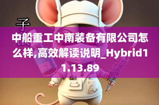 中船重工中南装备有限公司怎么样,高效解读说明_Hybrid11.13.89