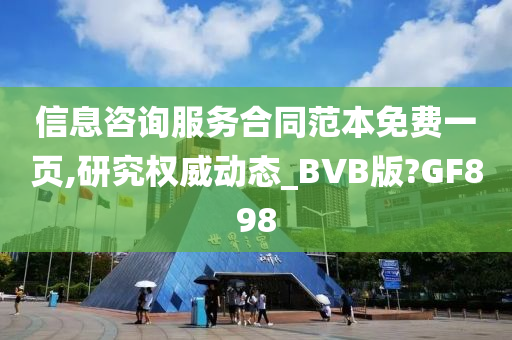 信息咨询服务合同范本免费一页,研究权威动态_BVB版?GF898