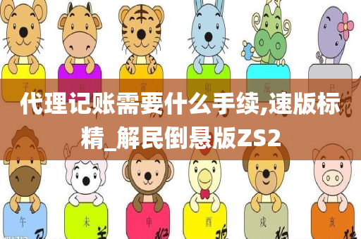 代理记账需要什么手续,速版标精_解民倒悬版ZS2