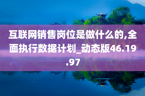 互联网销售岗位是做什么的,全面执行数据计划_动态版46.19.97