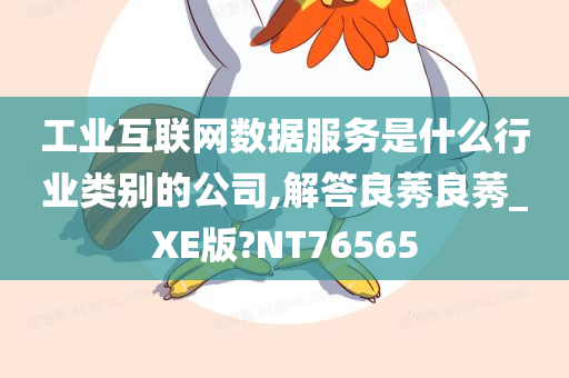 工业互联网数据服务是什么行业类别的公司,解答良莠良莠_XE版?NT76565