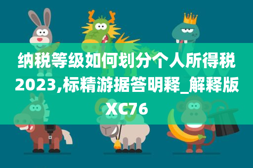 纳税等级如何划分个人所得税2023,标精游据答明释_解释版XC76