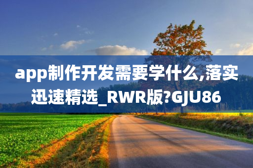 app制作开发需要学什么,落实迅速精选_RWR版?GJU86