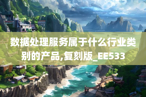 数据处理服务属于什么行业类别的产品,复刻版_EE533