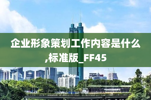 企业形象策划工作内容是什么,标准版_FF45