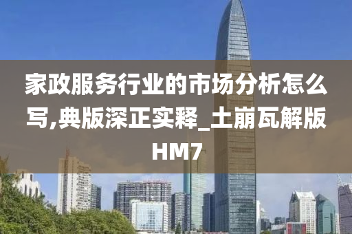 家政服务行业的市场分析怎么写,典版深正实释_土崩瓦解版HM7