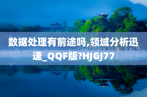 数据处理有前途吗,领域分析迅速_QQF版?HJGJ77