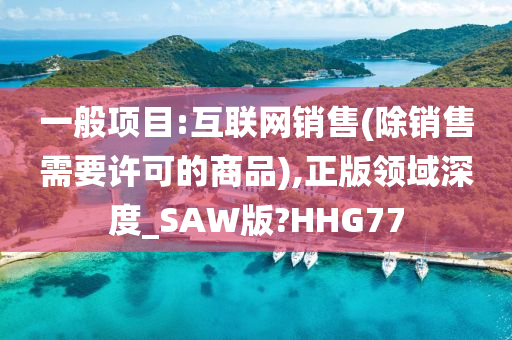 一般项目:互联网销售(除销售需要许可的商品),正版领域深度_SAW版?HHG77