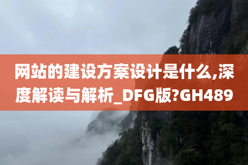 网站的建设方案设计是什么,深度解读与解析_DFG版?GH489