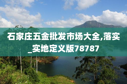 石家庄五金批发市场大全,落实_实地定义版78787