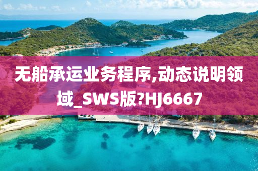 无船承运业务程序,动态说明领域_SWS版?HJ6667